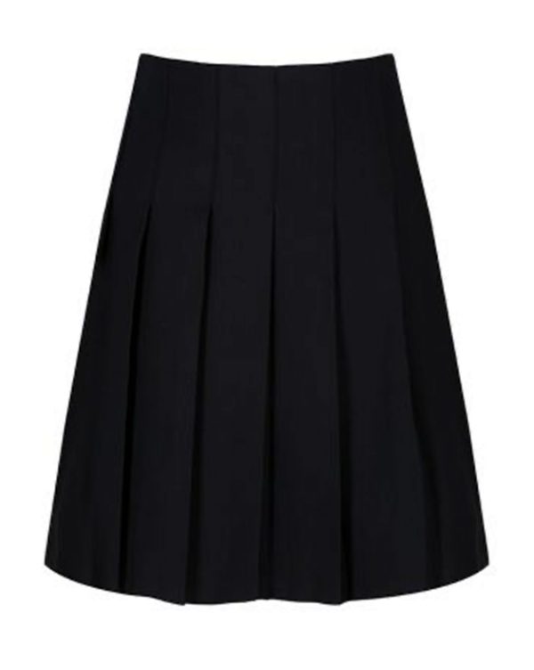 Senior Stitch Down Pleat Skirt in Black - DANCERS